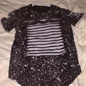 Carbon ripppled t-shirt